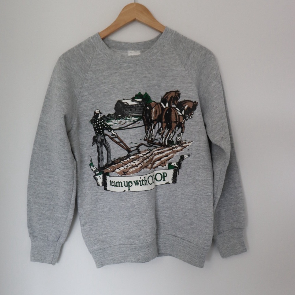 Vintage farming sweatshirt unisex